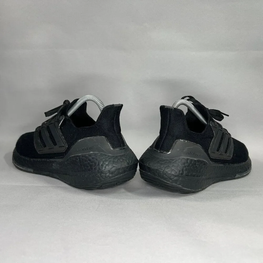 Adidas Ultraboost 21 Shoes Men's‎ Size 8 Triple Black Athletic Running Sneakers